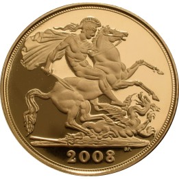Sterlina oro 2008 (FIOR DI CONIO)