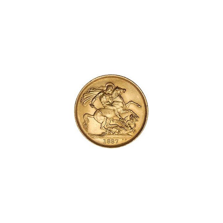 Sterlina oro Vittoria "Velata"