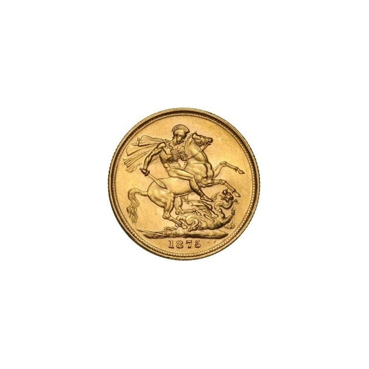 Sterlina oro Vittoria "Giovane"