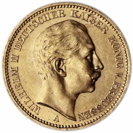 20 Marchi tedeschi (1888 - 1913) in oro 900/1000 - Euronummus SpA