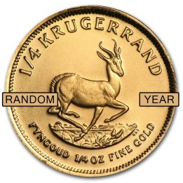 Krugerrand oro da 1/4 di oncia in oro 916,7/1000 - Euronummus SpA