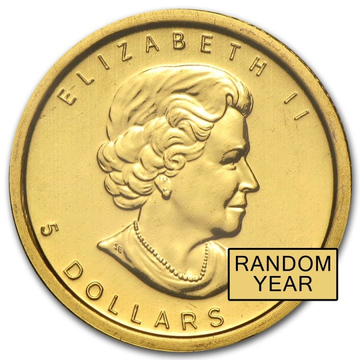 Canada Foglia d'Acero 5 Dollari