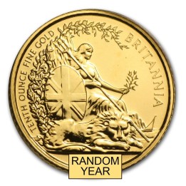 10 Sterline Britannia d'oro