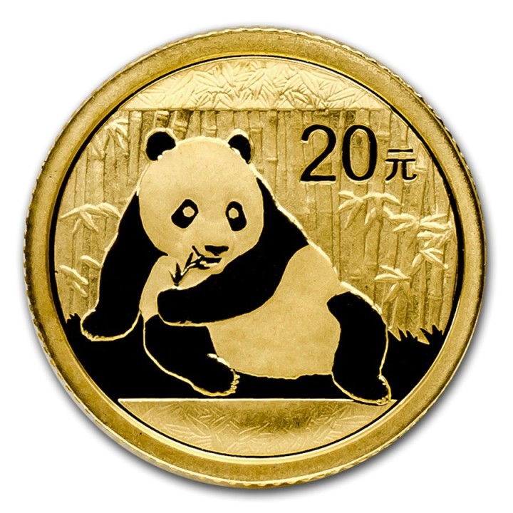 Cina Panda oro 1/20 oz | 1 grammo