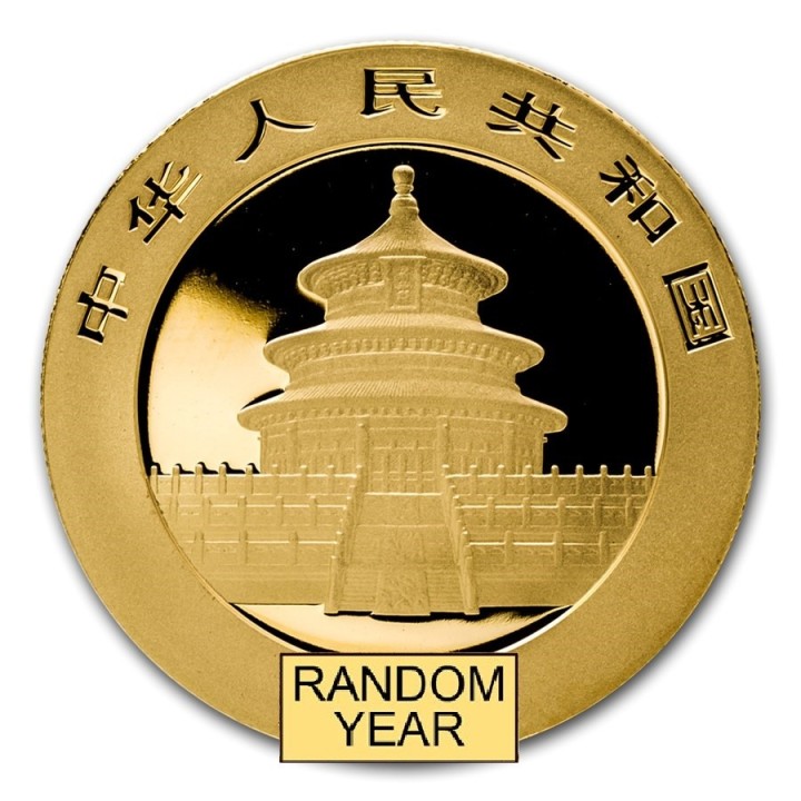Cina Panda oro 1/20 oz | 1 grammo