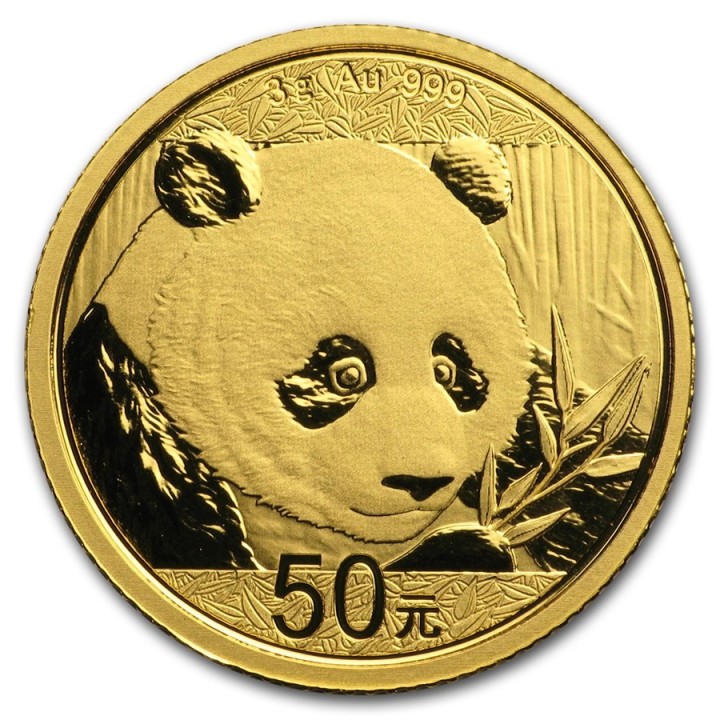 Cina Panda oro 3 grammi (FIOR DI CONIO)