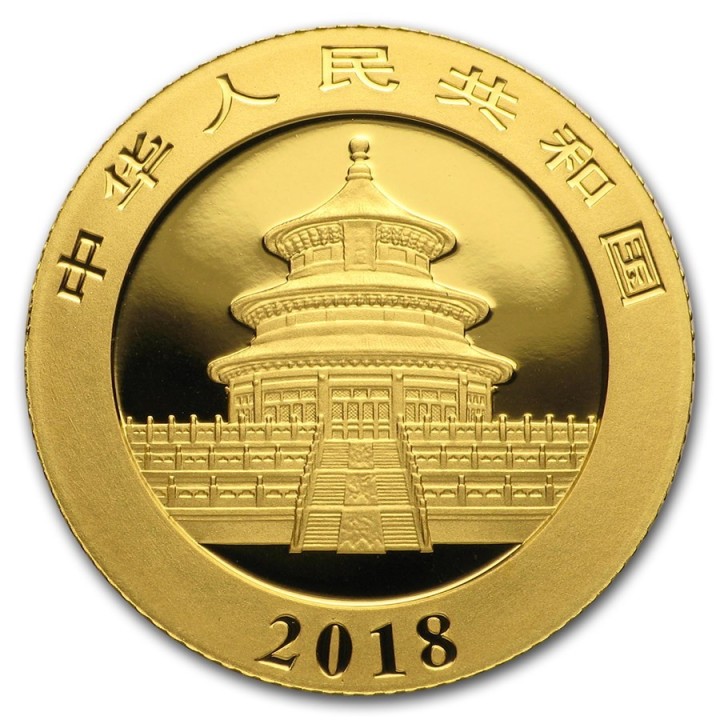 Cina Panda oro 3 grammi (FIOR DI CONIO)