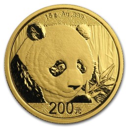 Cina Panda oro 15 grammi (FIOR DI CONIO)