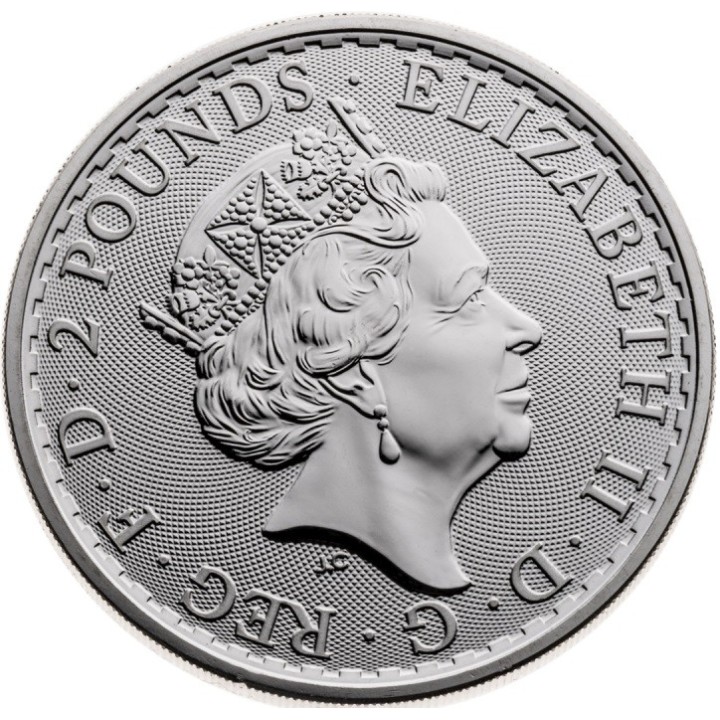 Inghilterra Britannia 1 oncia argento
