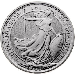 Inghilterra Britannia 1 oncia argento