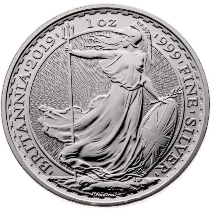 Inghilterra Britannia 1 oncia argento