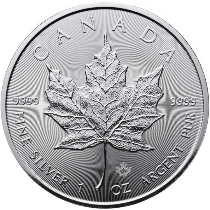 Canada Foglia d'Acero (Maple Leaf) 1 oncia argento