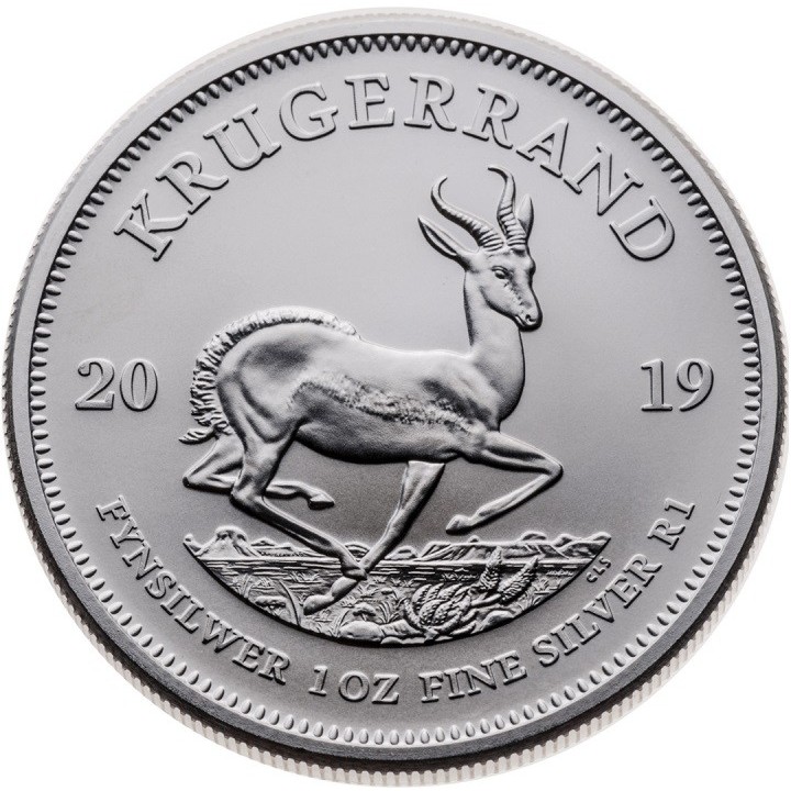Sudafrica Krugerrand 1 oncia argento