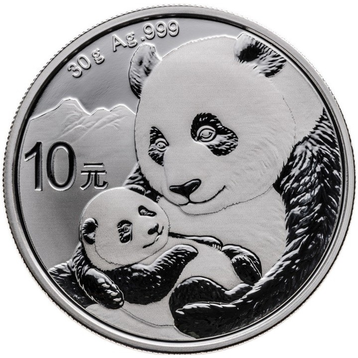 Cina Panda 30 grammi argento