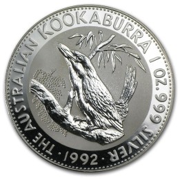 Australia Kookaburra 1 oncia argento