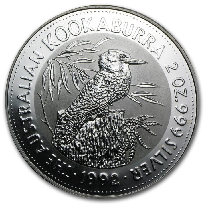 Australia Kookaburra 2 once argento
