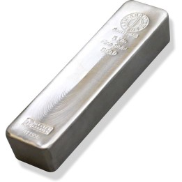 Lingotto argento puro Argor Heraeus 5.000 grammi