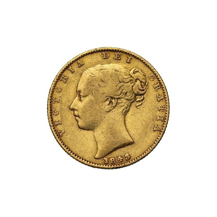 Sterlina oro Vittoria (Stemmata)