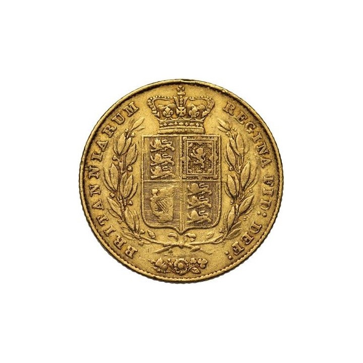 Sterlina oro Vittoria (Stemmata)