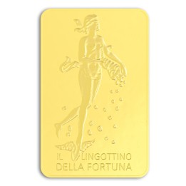 Lingotto oro puro della "Fortuna" 5 grammi