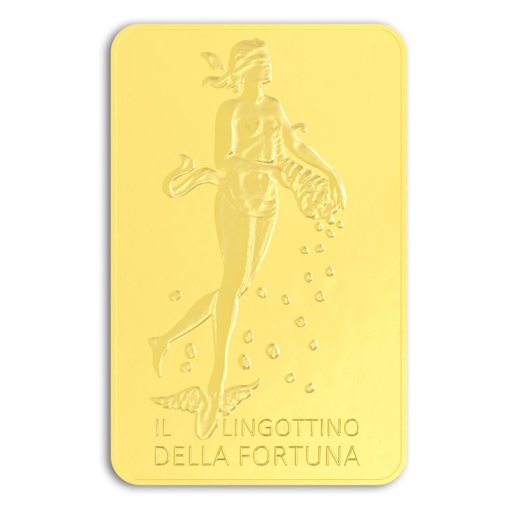 Lingotto oro puro della "Fortuna" 5 grammi