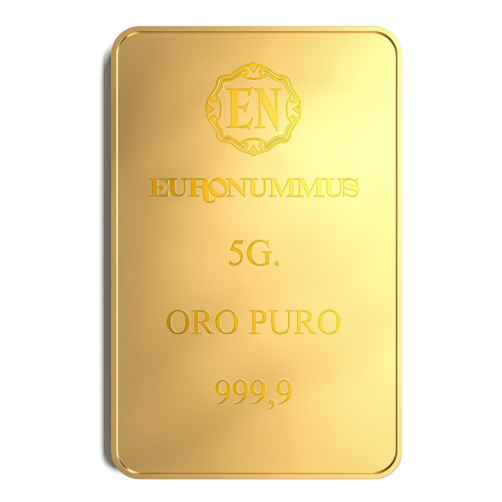 Lingotto oro puro della "Fortuna" 5 grammi
