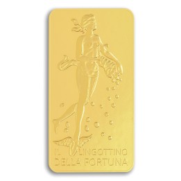 Lingotto oro puro della "Fortuna" - 50 grammi