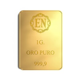 Lingotto oro puro EN 1 grammo