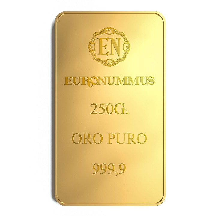 Lingotto oro puro EN 250 grammi