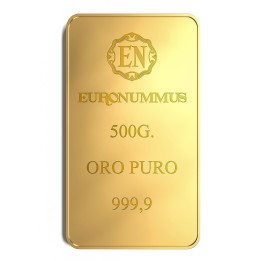 Lingotto oro puro EN 500 grammi