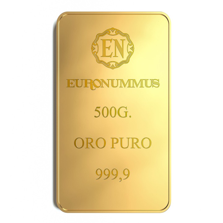 Lingotto oro puro EN 500 grammi