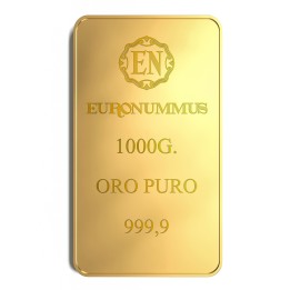 Lingotto oro puro EN 1000 grammi