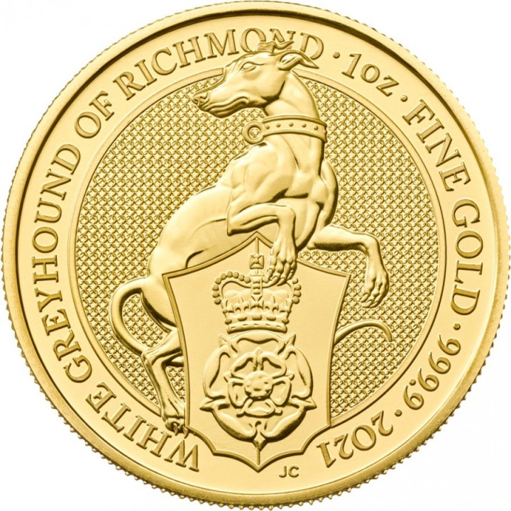 Queen's Beast Levriero Bianco di Richmond 2021