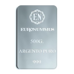 Lingotto argento puro EN 500 grammi