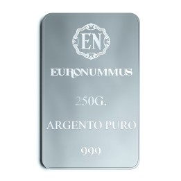 Lingotto argento puro EN 250 grammi