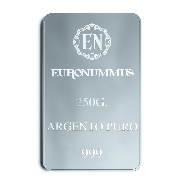 Lingotto argento puro EN 250 grammi