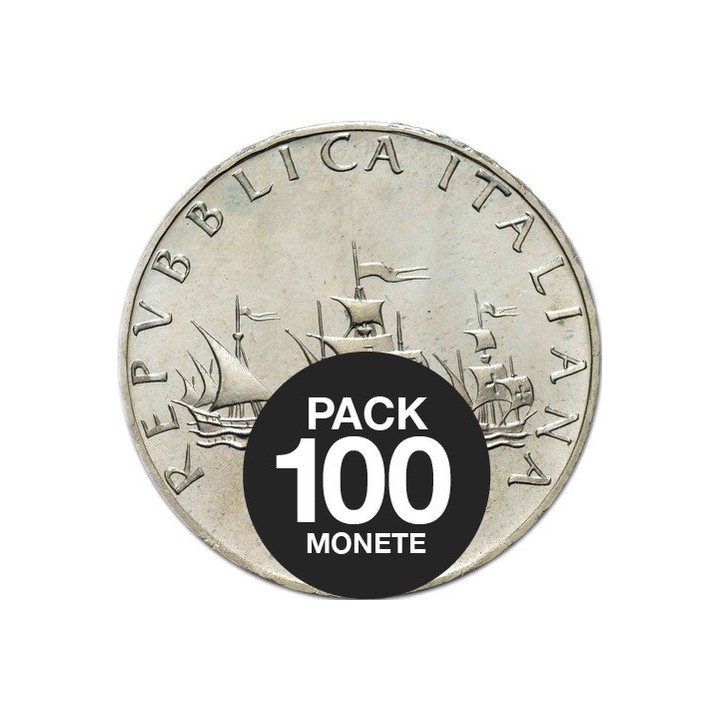 Pack da 100 monete da 500 Lire in argento - Euronummus SpA