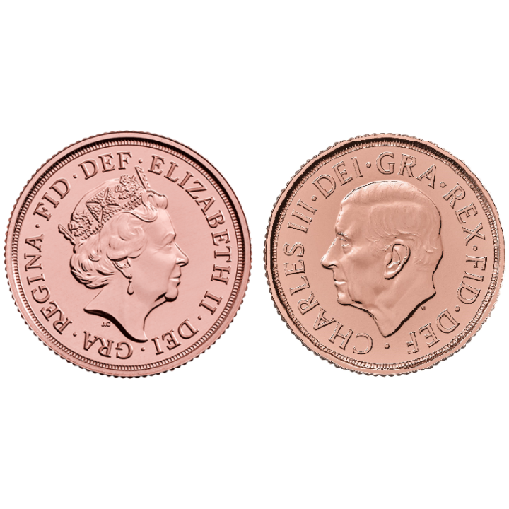 Cofanetto Sterline Regina Elisabetta II e Re Carlo III