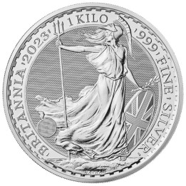 Britannia 1 Kg Argento Re Carlo III 2023