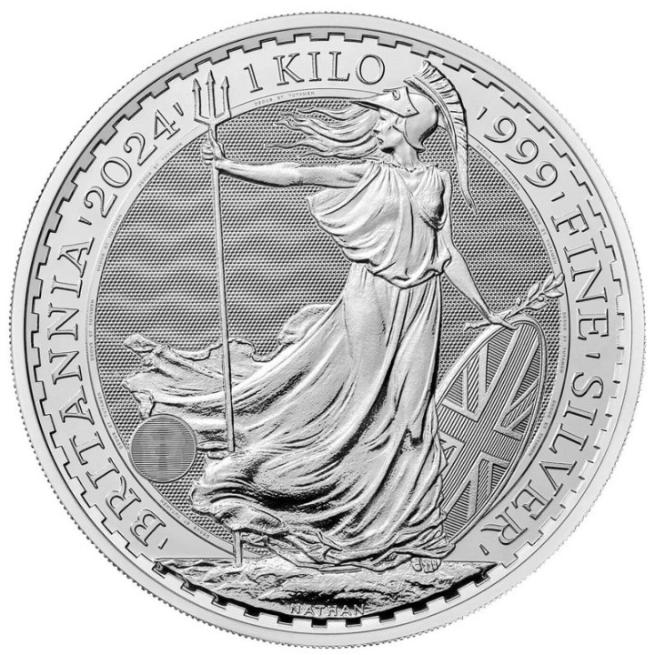 Britannia 1 Kg Argento Re Carlo III 2023