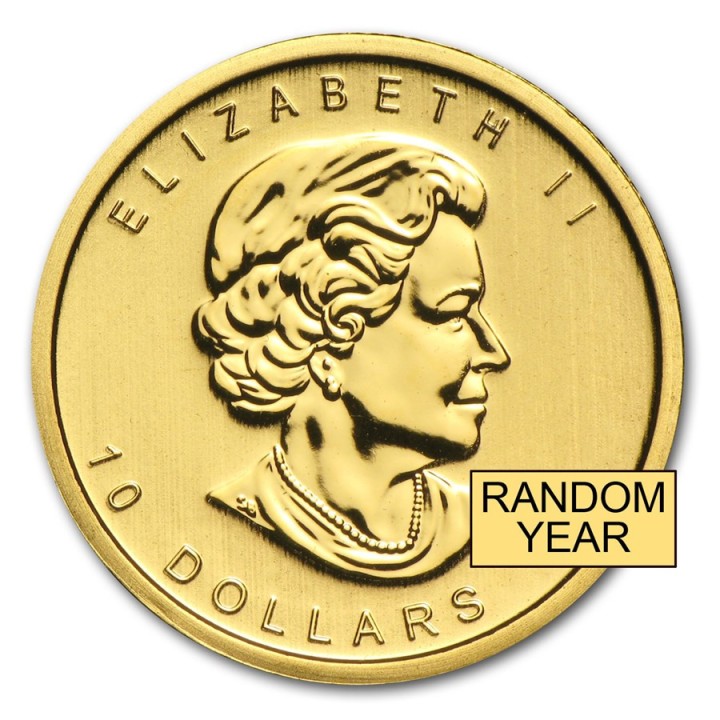Canada Foglia d'Acero d'oro 10 Dollari