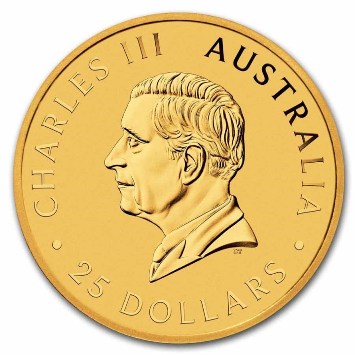 Australia Nugget d'oro (Kangaroo) 25 Dollari (FIOR DI CONIO)