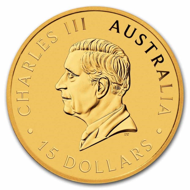 Australia Nugget d'oro (Kangaroo) 15 Dollari (FIOR DI CONIO)