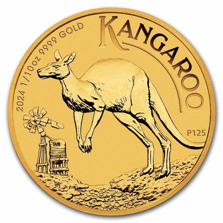 Australia Nugget d'oro (Kangaroo) 15 Dollari (FIOR DI CONIO)