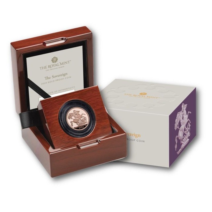 Sterlina oro 2024 Re Carlo III PROOF 916,7/1000 - Euronummus SpA