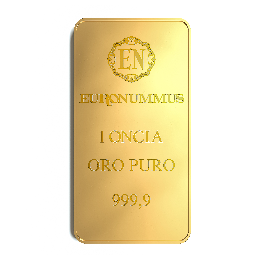 Lingotto oro puro EN da 1 oncia (31.1g)