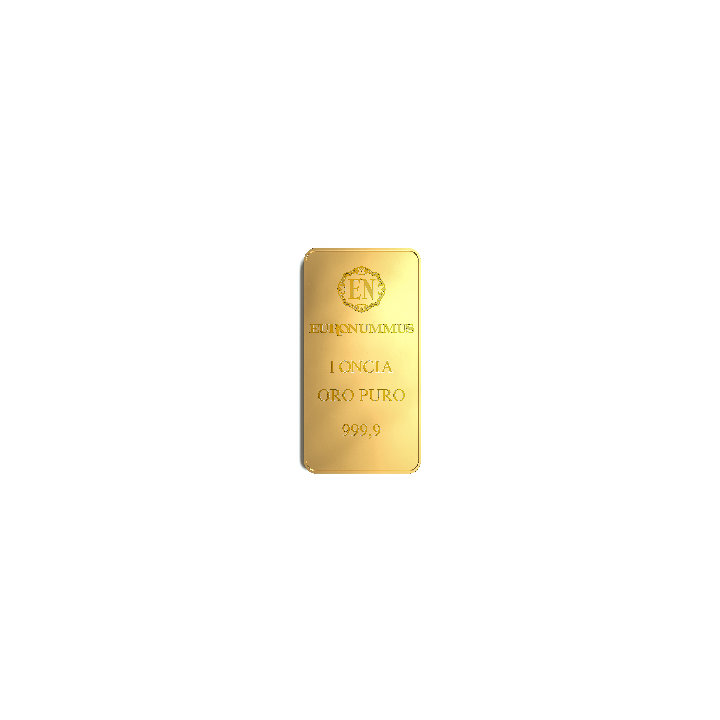 Lingotto oro puro EN da 1 oncia (31.1g)