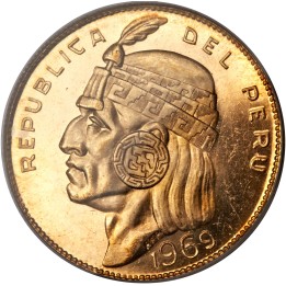 Perù 50 Soles "INCA" oro