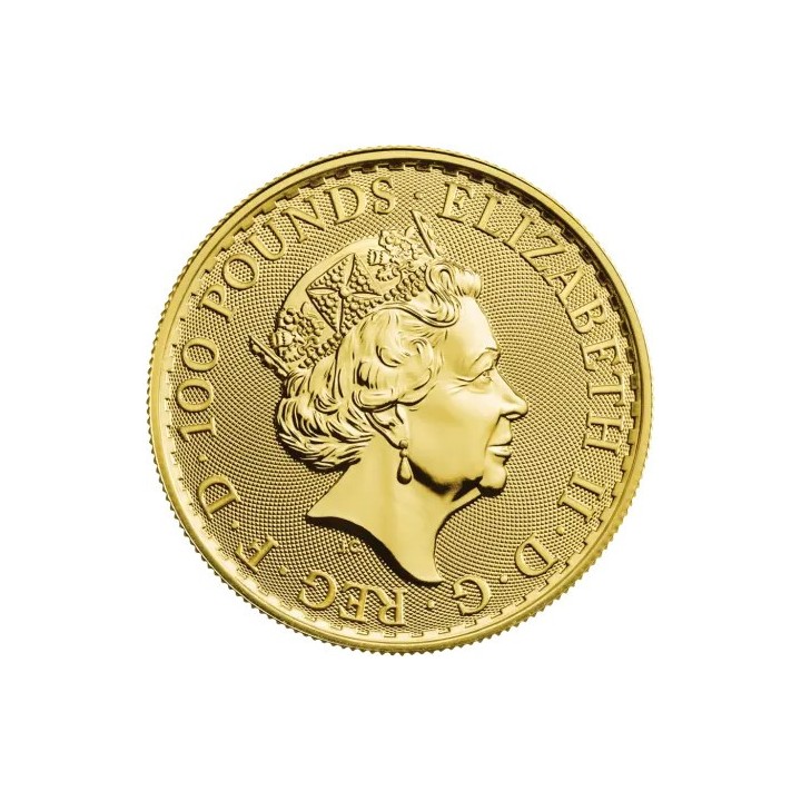 100 Sterline Britannia d'oro 2023 Regina Elisabetta II (FIOR DI CONIO)