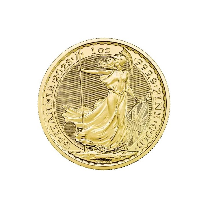 100 Sterline Britannia d'oro 2023 Regina Elisabetta II (FIOR DI CONIO)